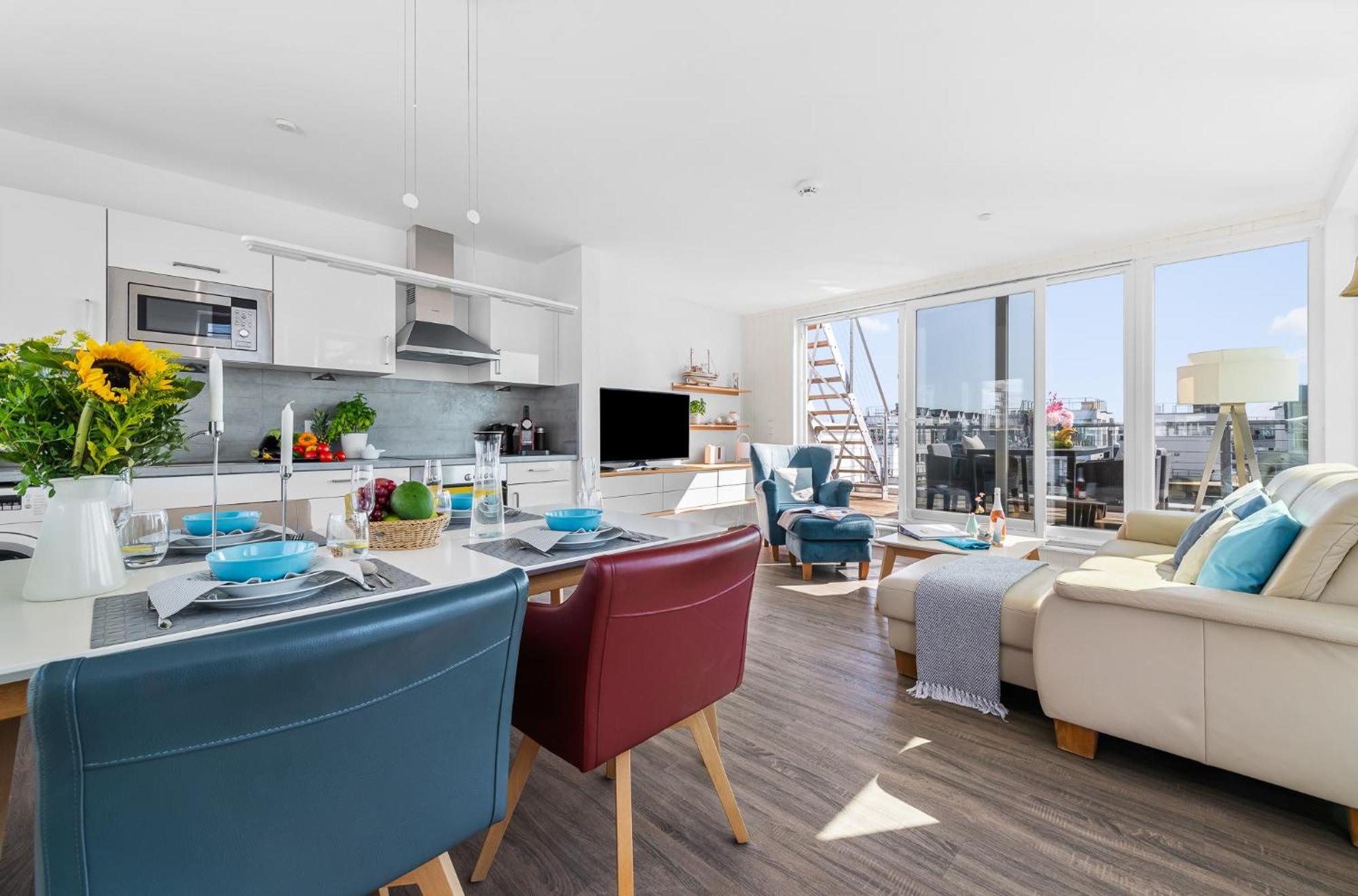 Triton: Meerblick, Sauna, Dachterrasse ออลเพนิทซ์ ภายนอก รูปภาพ